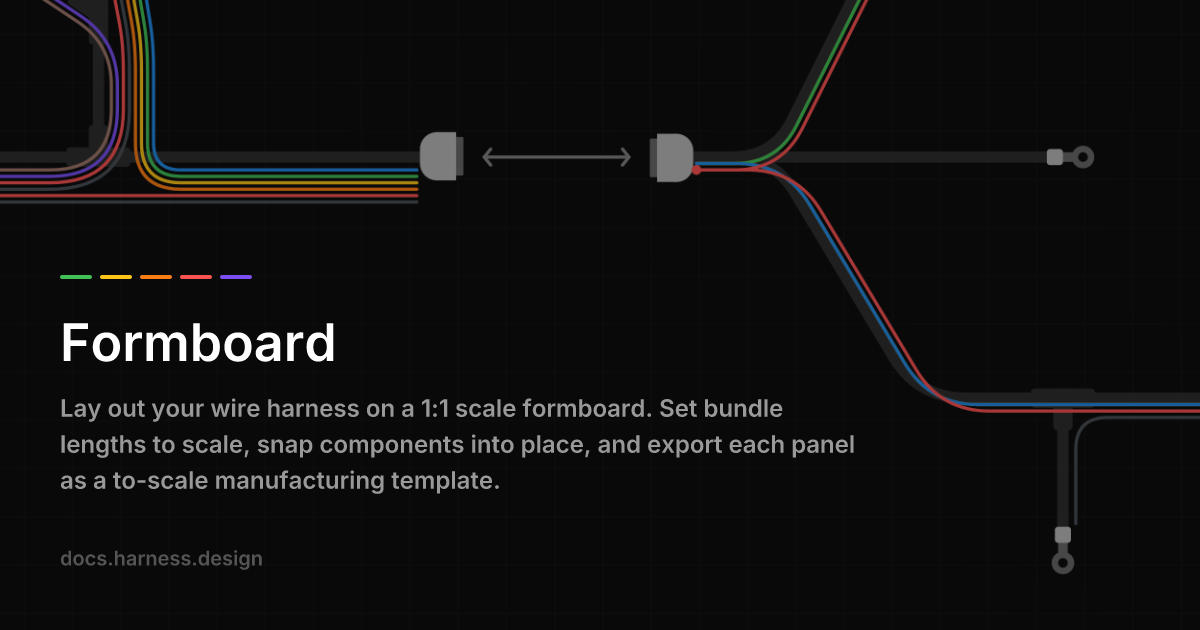 Formboard — Wire Harness CAD | harness.design