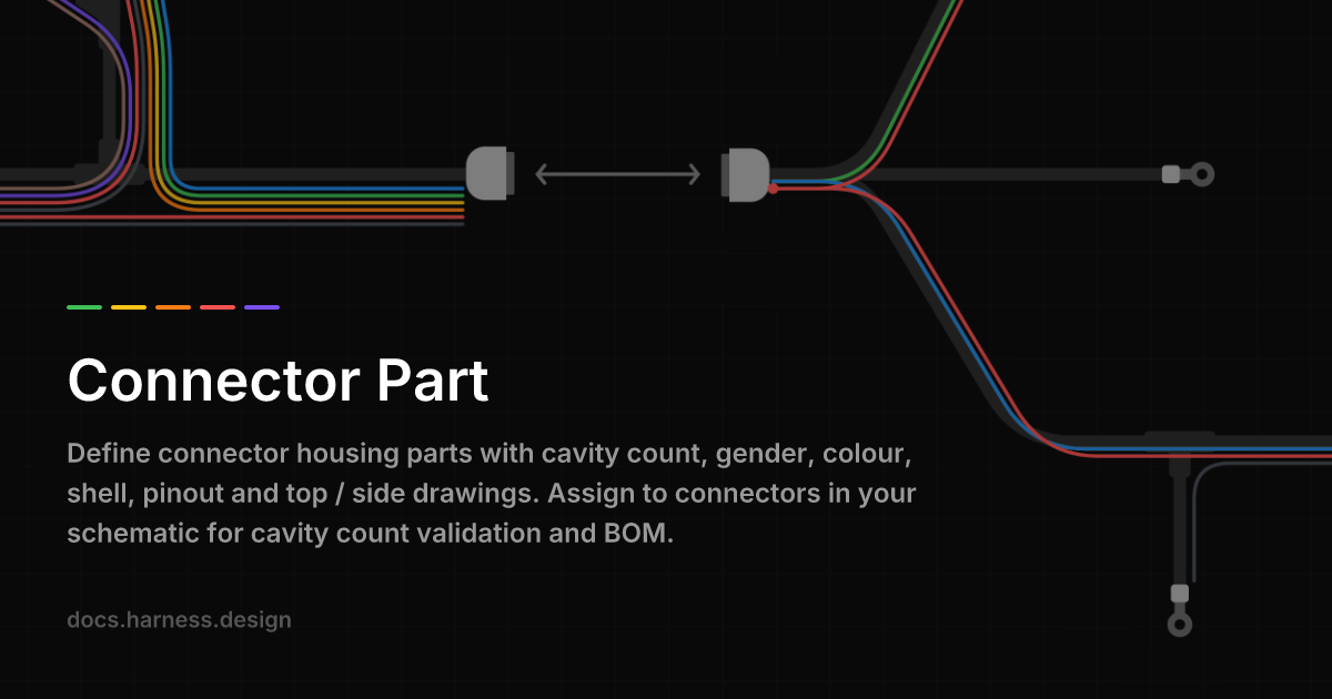 Connector Part — Connector Parts | harness.design